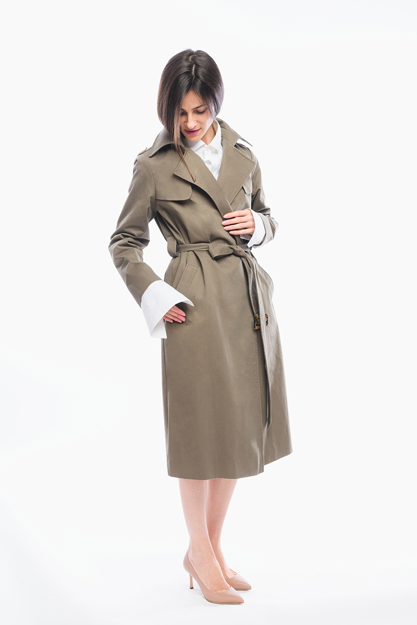 Lilia Ceaicovschi trench coat ARUN
